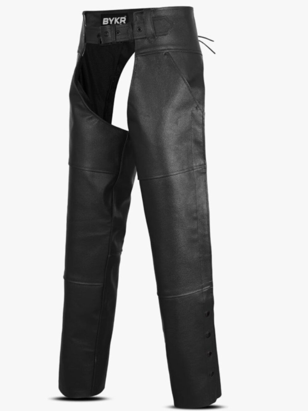 BYKR Leather Motorcycle Chaps for Men & Women